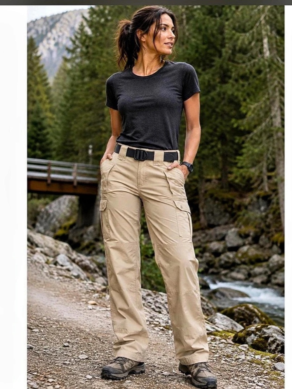5.11 Tactical Women's Stryke Pant Beige Cargo Pants
